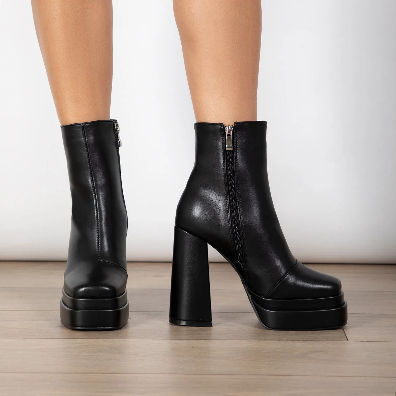 RAID Jadine Ankle Boot in Black