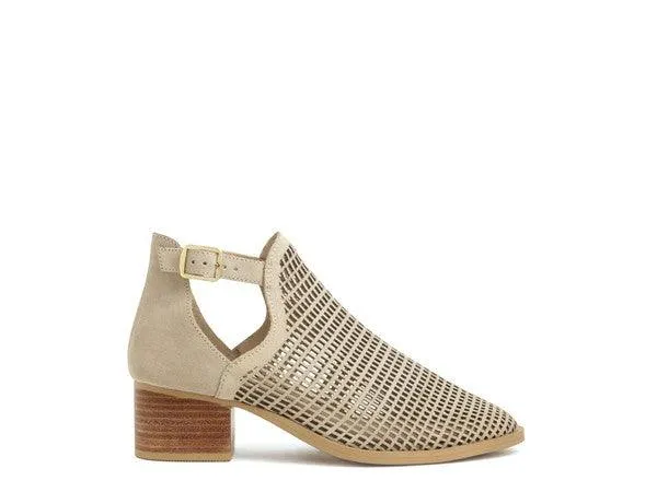 Rosalyn Block Heeled Cut-Out Sandal