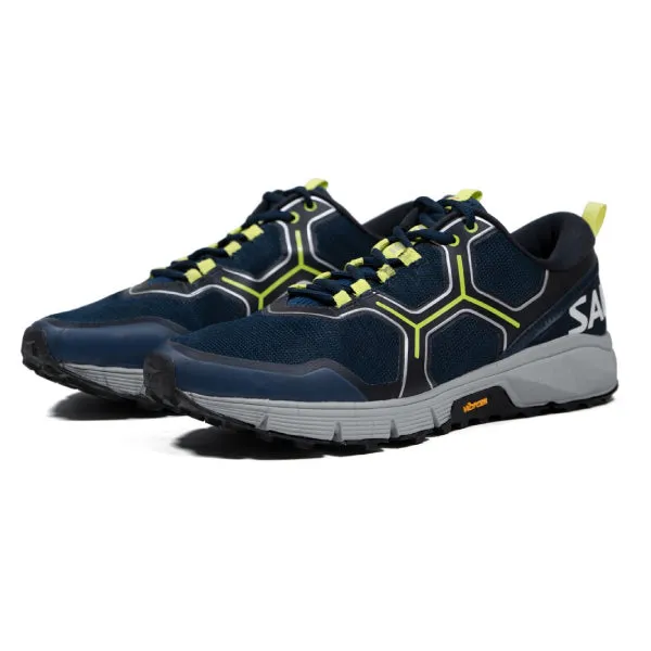 Salming Recoil Trail Running Shoe Men DressBlue/LimePunch