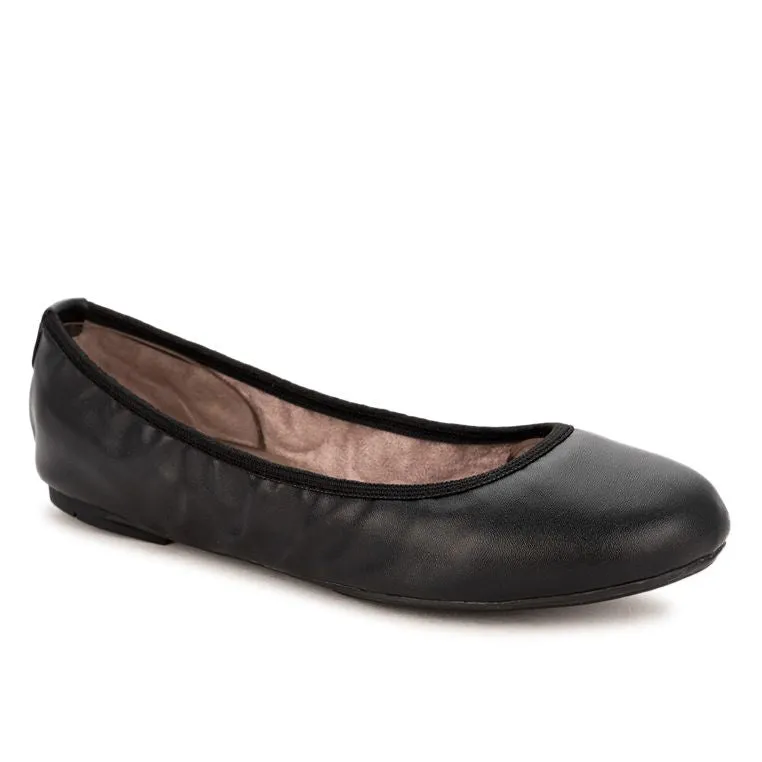 SOPHIA Ballet Flat Shoes - Black