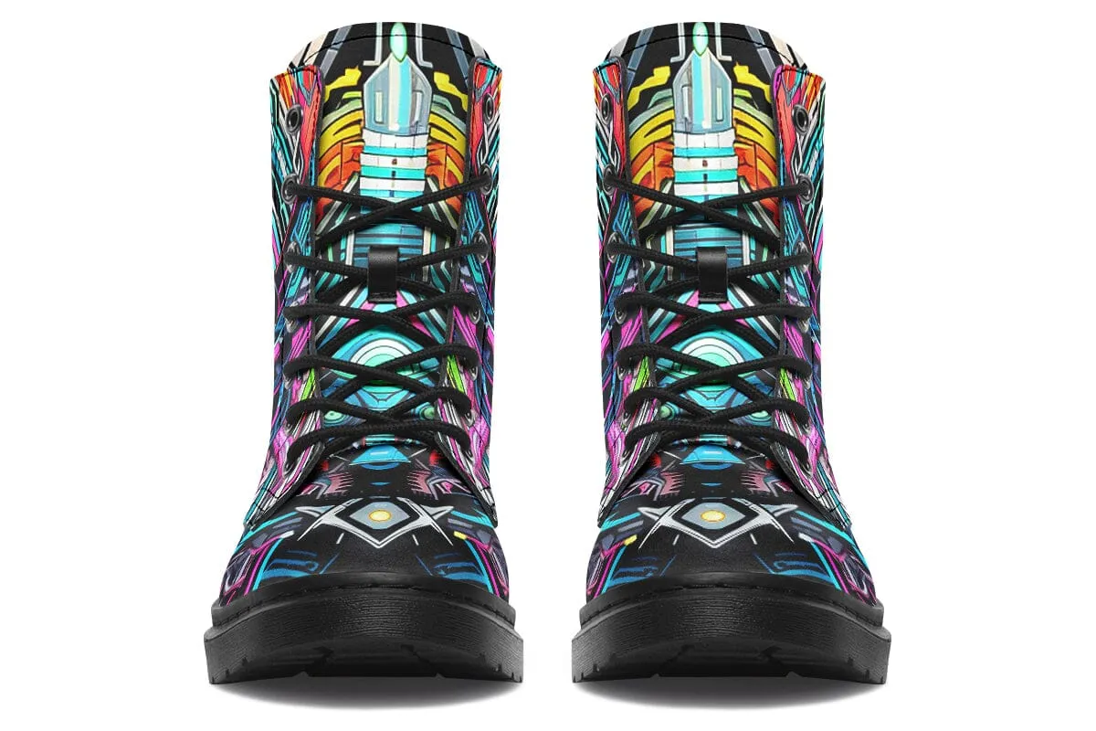 Space Symmetry Combat Boots