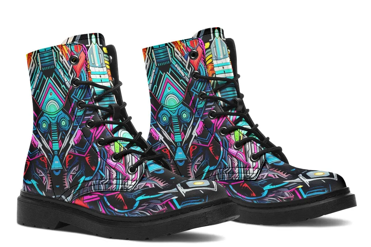 Space Symmetry Combat Boots