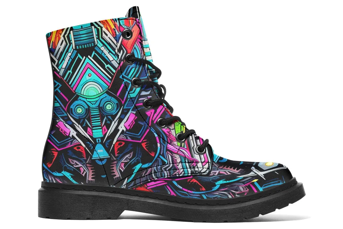 Space Symmetry Combat Boots