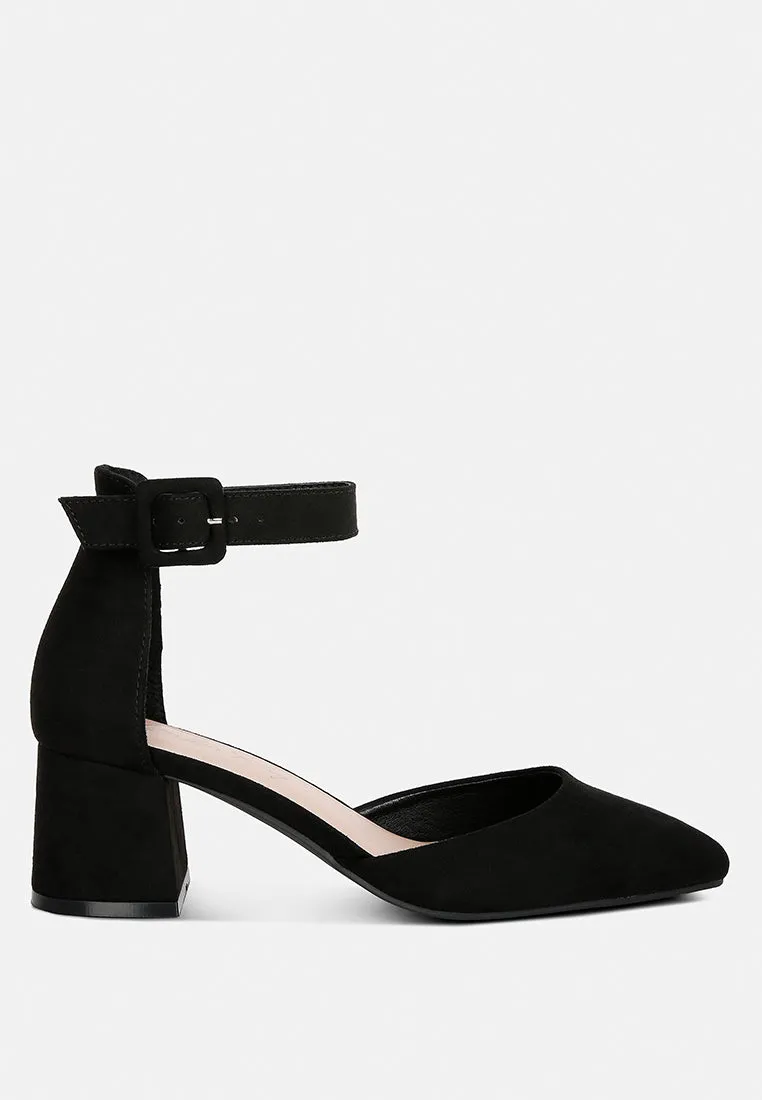 Stroot Mid Block Heel Sandals