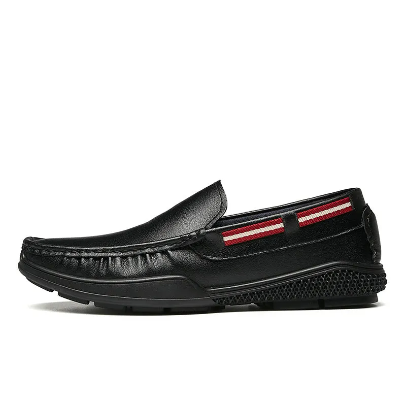 Summer Casual Boat Shoes Men Soft Leather Driving Men Footwear