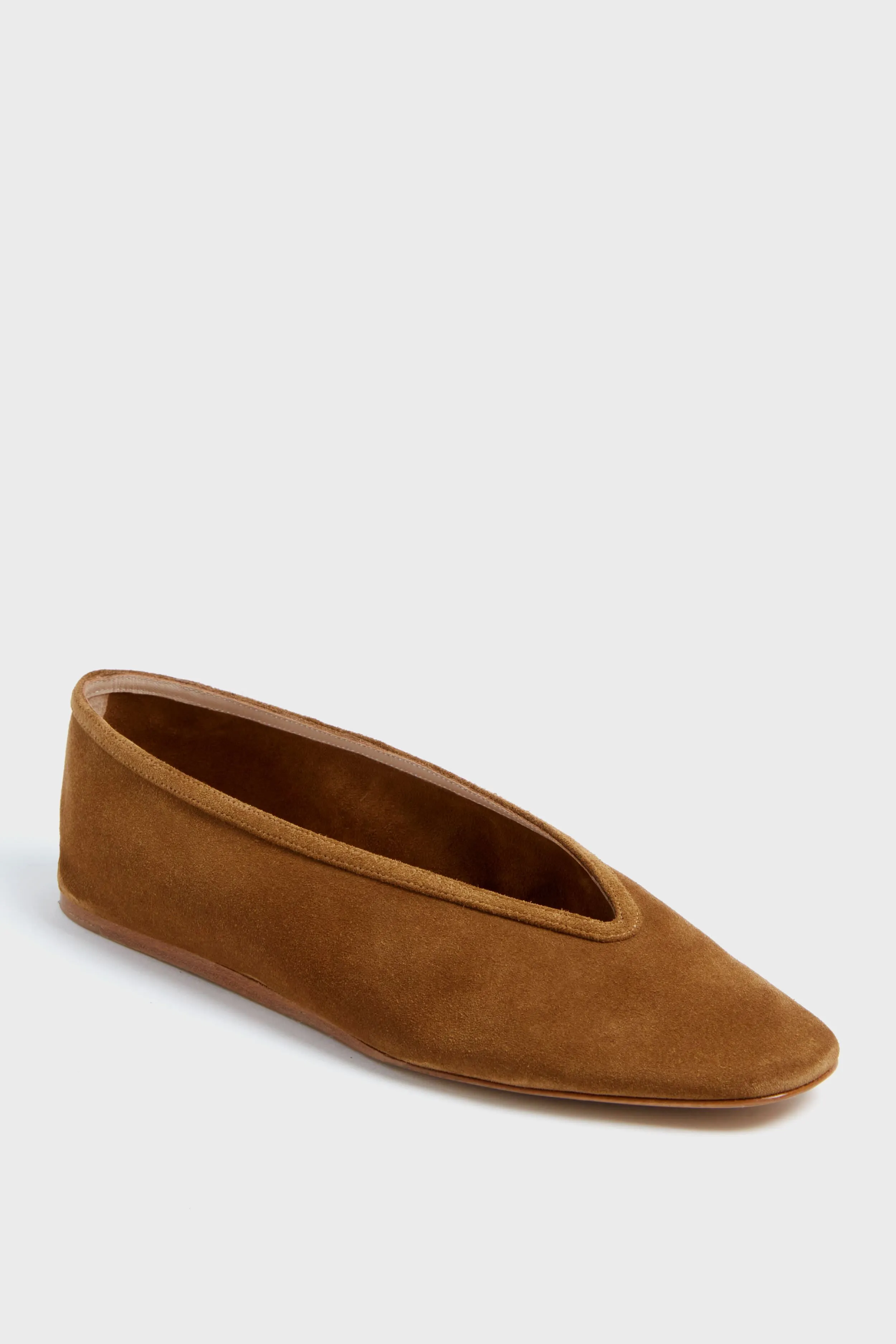 Taupe Luna Suede Slippers