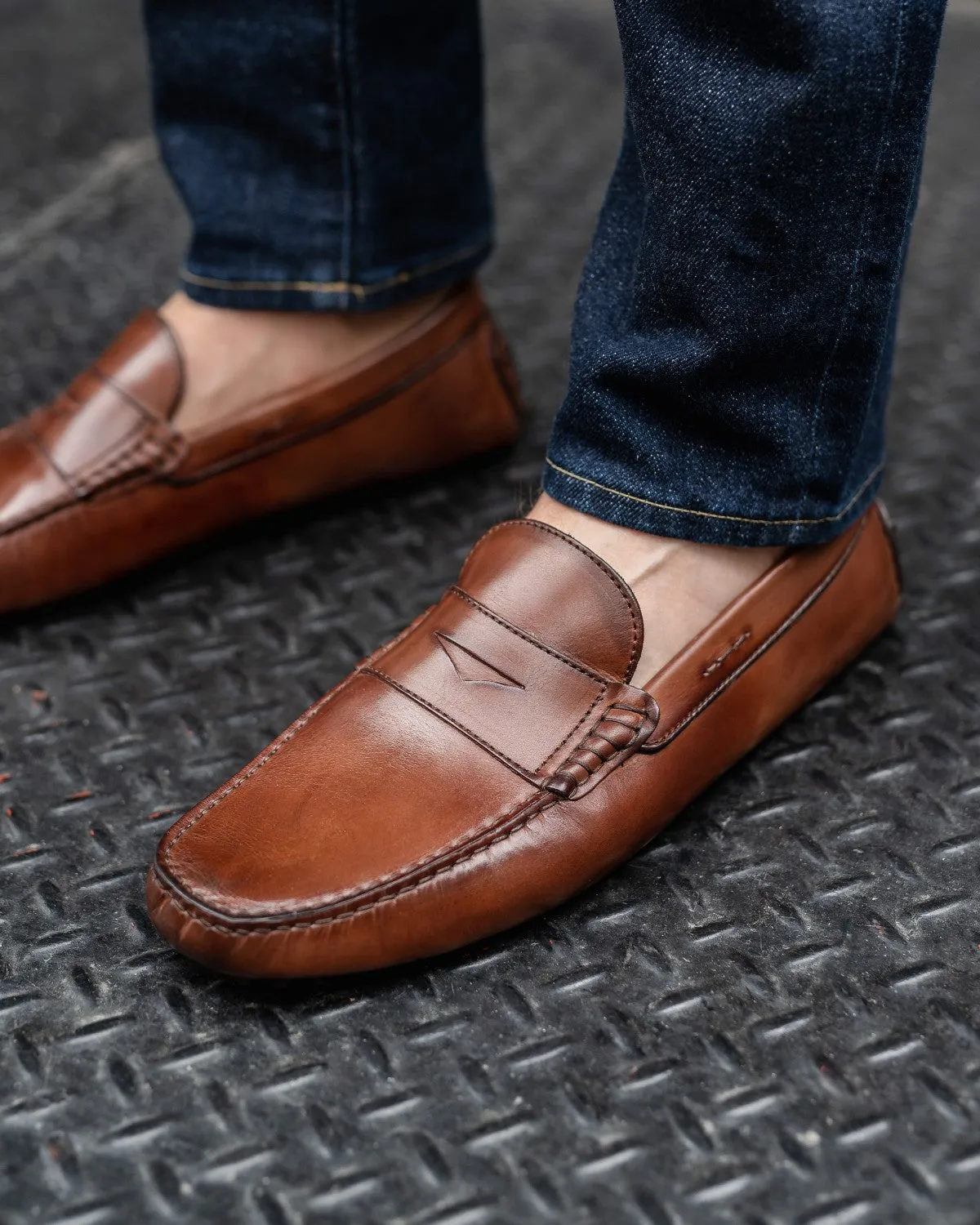 The McQueen Driving Loafer - Marrone