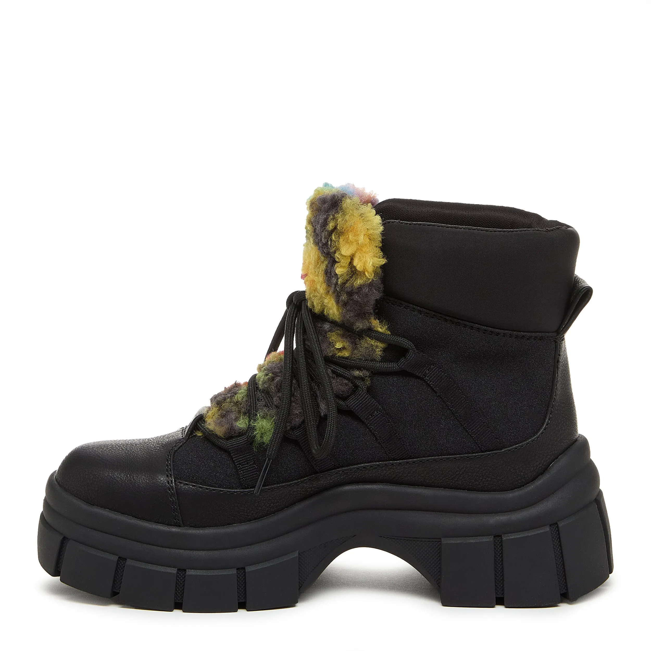 Tiger Black Chunky Boots