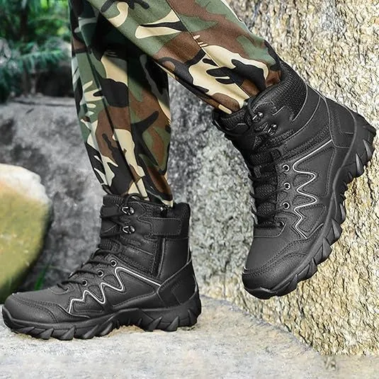 Top Quality Mil-Com Tactical Side Zip Actual Combat Boots | 705