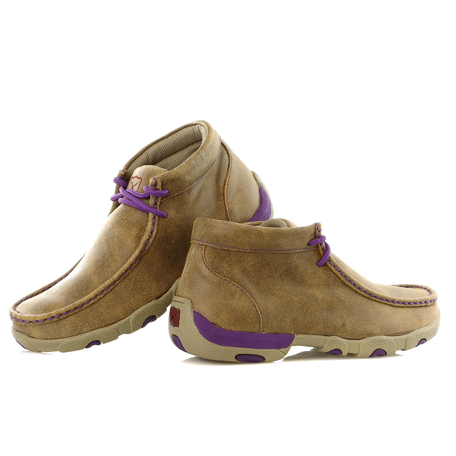 Twisted X Bomber Leather Driving Mocs - Women's