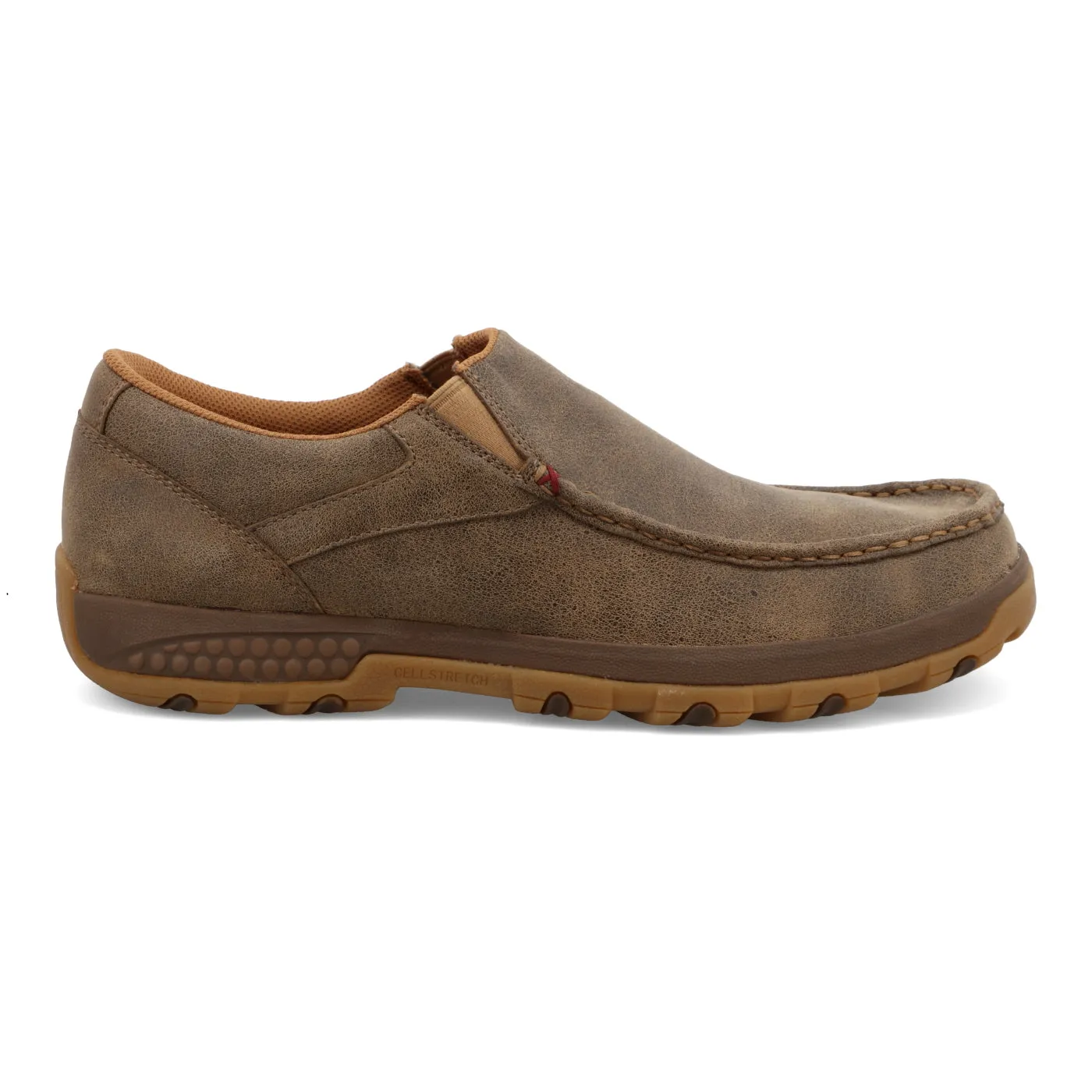 Twisted X Men's Slip On Driving Moc- Bomber