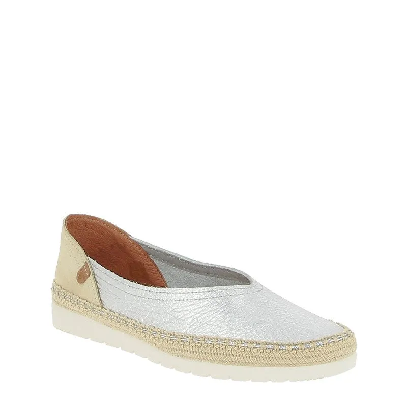 Verbenas Noelia Silver Slip On