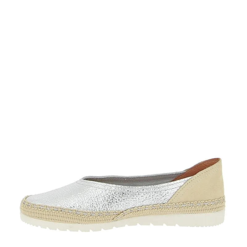 Verbenas Noelia Silver Slip On