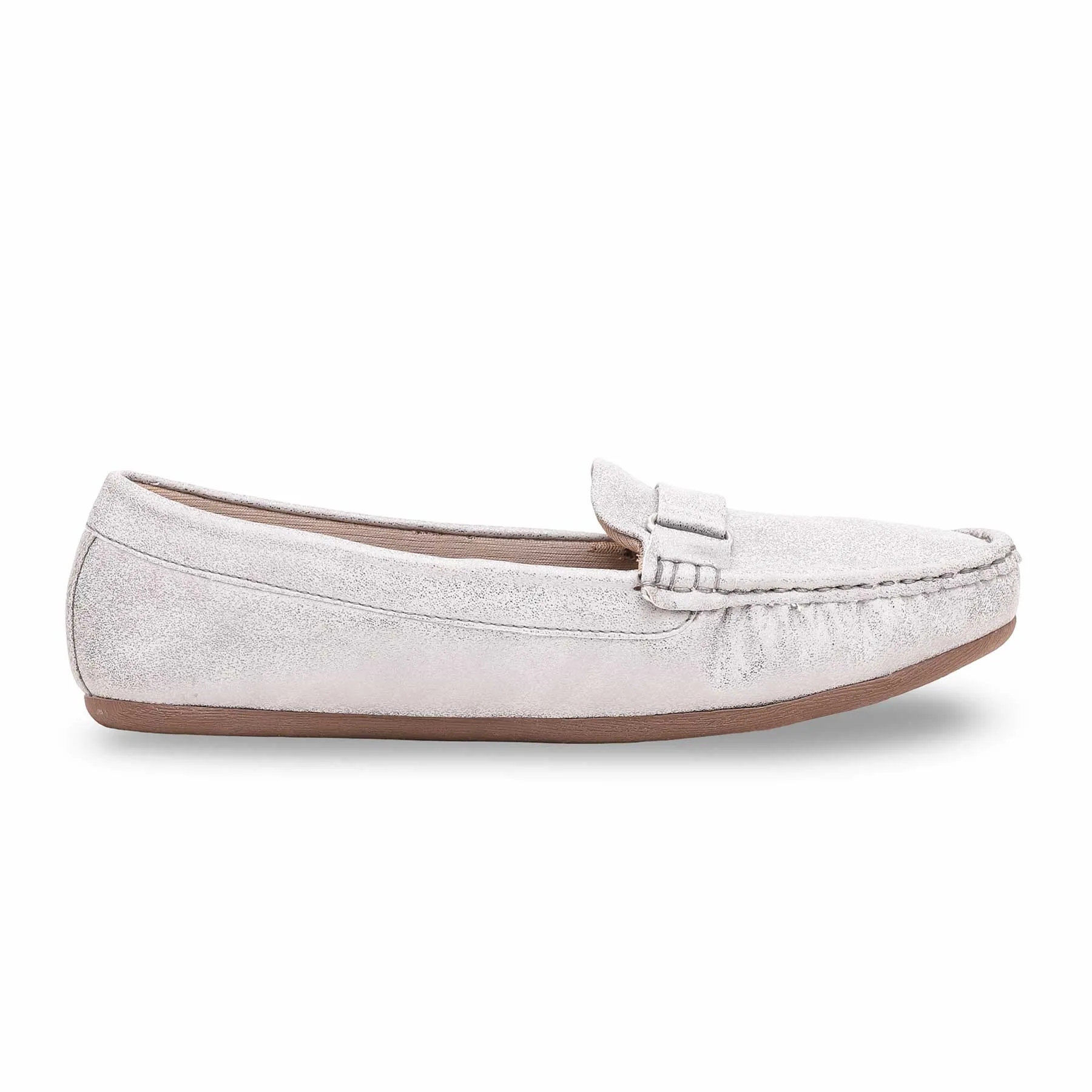 Women's Silver Moccasin WN4406